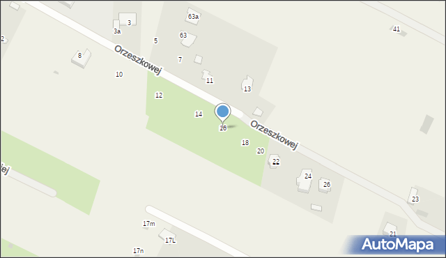 Krępiec, Orzeszkowej Elizy, 16, mapa Krępiec