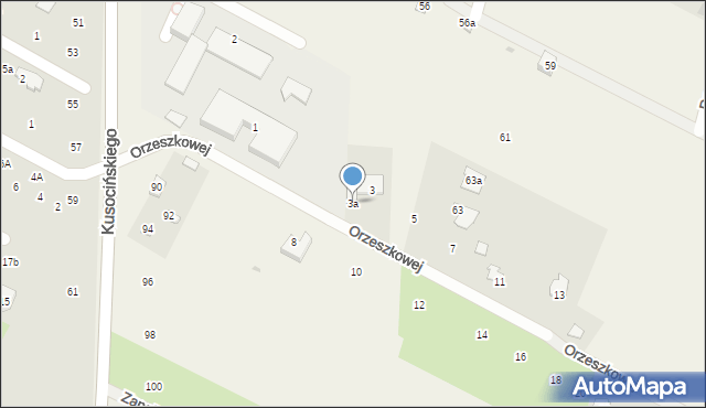 Krępiec, Orzeszkowej Elizy, 3a, mapa Krępiec