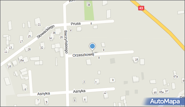 Krzepice, Orzeszkowej Elizy, 6, mapa Krzepice