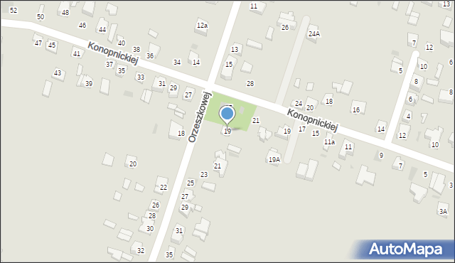 Kutno, Orzeszkowej Elizy, 19, mapa Kutno