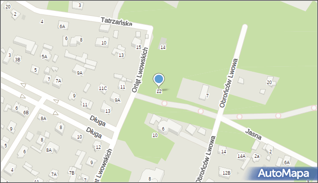 Legionowo, Orląt Lwowskich, 12, mapa Legionowo