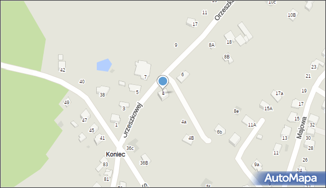 Libiąż, Orzeszkowej Elizy, 4, mapa Libiąż