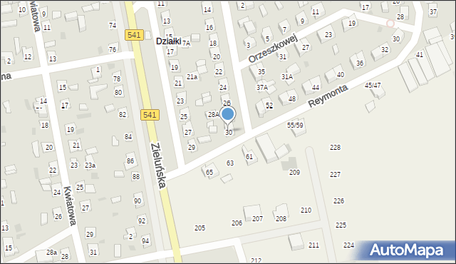 Lidzbark, Orzeszkowej Elizy, 30, mapa Lidzbark