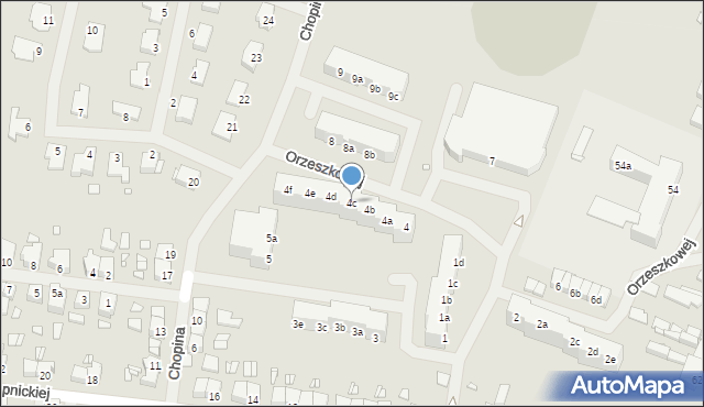 Łobez, Orzeszkowej Elizy, 4c, mapa Łobez