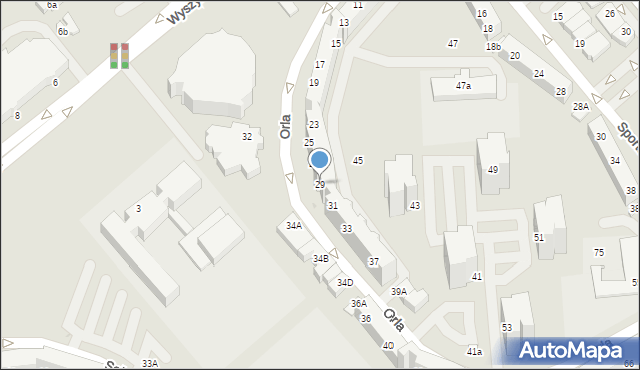 Lubin, Orla, 29, mapa Lubin