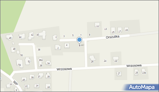 Lublewo Gdańskie, Orszulika Józefa, ks. prof., 6, mapa Lublewo Gdańskie