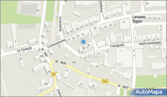 Lwówek Śląski, Orzeszkowej Elizy, 51, mapa Lwówek Śląski