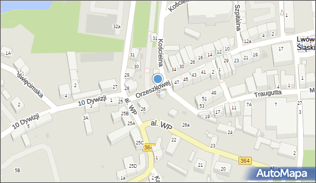 Lwówek Śląski, Orzeszkowej Elizy, 55, mapa Lwówek Śląski