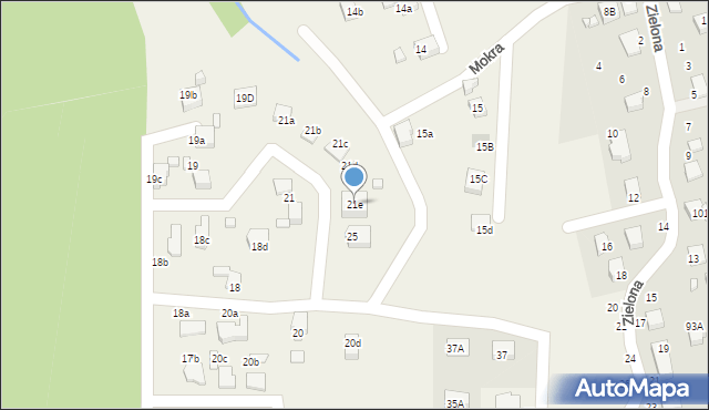 Marklowice, Orla, 21e, mapa Marklowice