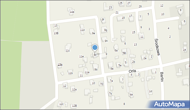 Marklowice, Orla, 9c, mapa Marklowice