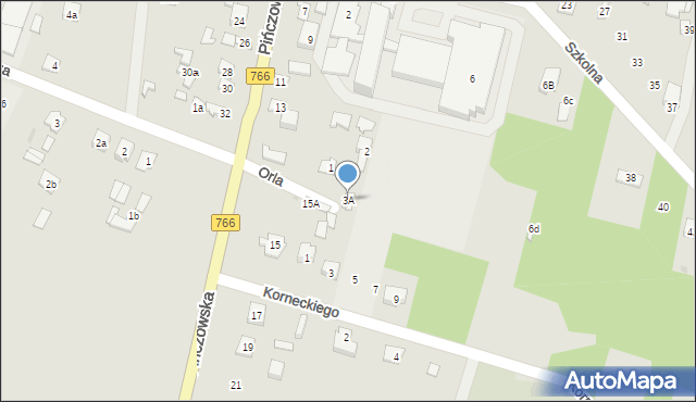 Morawica, Orla, 3A, mapa Morawica