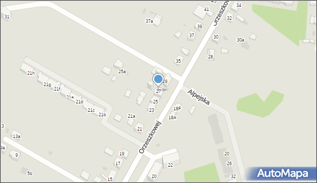 Mysłowice, Orzeszkowej Elizy, 27, mapa Mysłowice