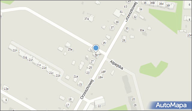 Mysłowice, Orzeszkowej Elizy, 29, mapa Mysłowice