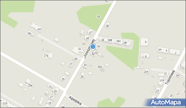 Mysłowice, Orzeszkowej Elizy, 32, mapa Mysłowice