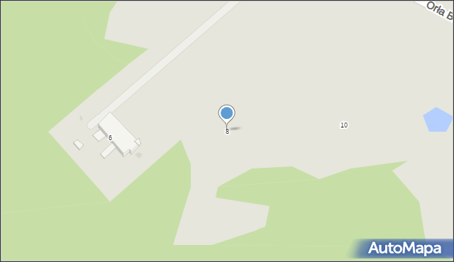 Mysłowice, Orła Białego, 8, mapa Mysłowice