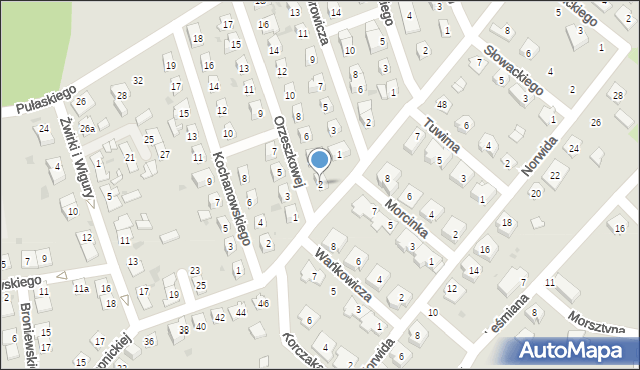 Namysłów, Orzeszkowej Elizy, 2, mapa Namysłów