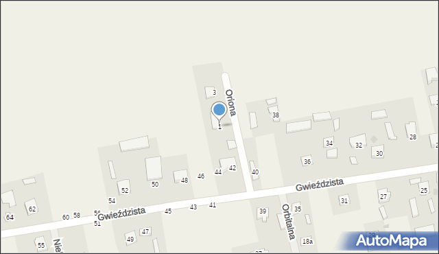 Natalin, Oriona, 1, mapa Natalin
