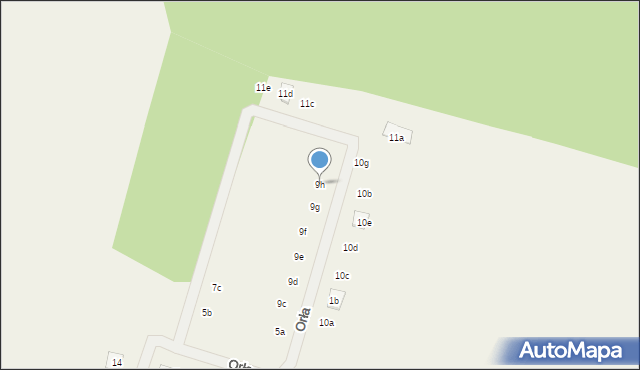 Niedźwiedź, Orła, 9h, mapa Niedźwiedź