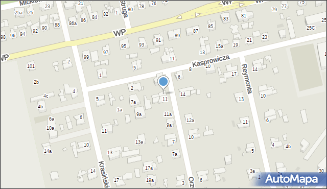 Nowa Sól, Orzeszkowej Elizy, 13, mapa Nowa Sól