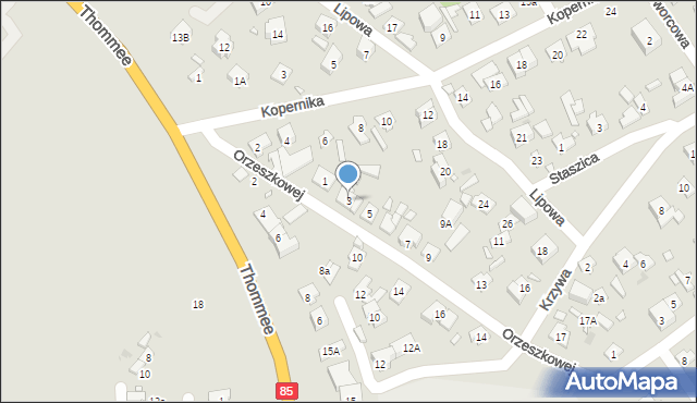 Nowy Dwór Mazowiecki, Orzeszkowej Elizy, 3, mapa Nowy Dwór Mazowiecki