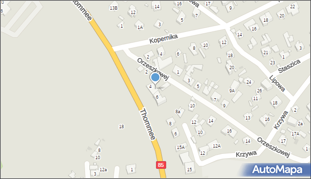 Nowy Dwór Mazowiecki, Orzeszkowej Elizy, 4a, mapa Nowy Dwór Mazowiecki