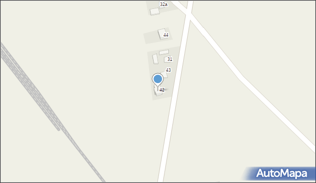 Nowy Zbrachlin, Orzechowa, 31a, mapa Nowy Zbrachlin