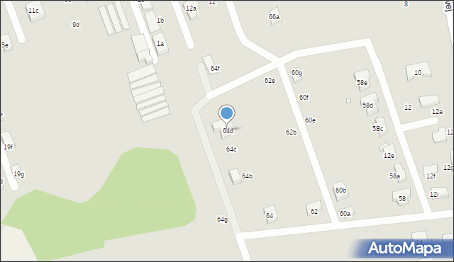 Nysa, Orzeszkowej Elizy, 64d, mapa Nysy