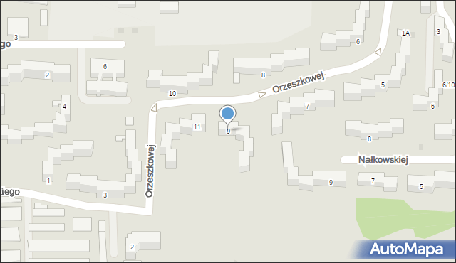 Olkusz, Orzeszkowej Elizy, 9, mapa Olkusz