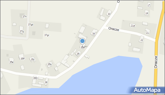 Oracze, Oracze, 35a, mapa Oracze