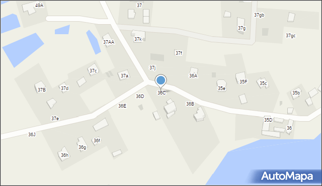 Oracze, Oracze, 36C, mapa Oracze