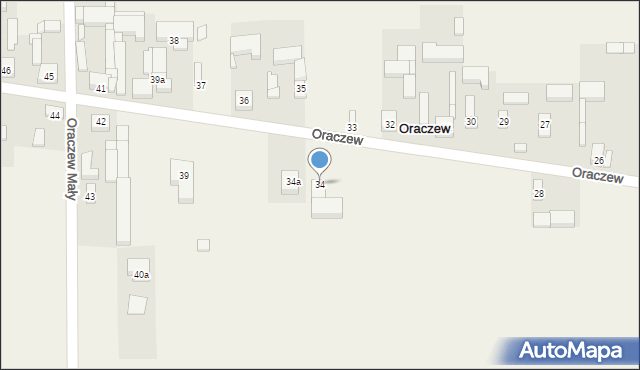 Oraczew, Oraczew, 34, mapa Oraczew