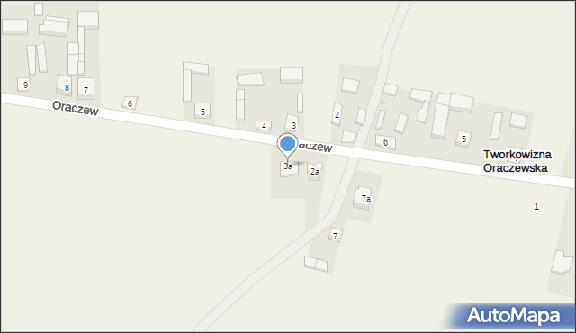 Oraczew, Oraczew, 3a, mapa Oraczew
