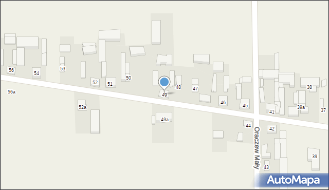 Oraczew, Oraczew, 49, mapa Oraczew