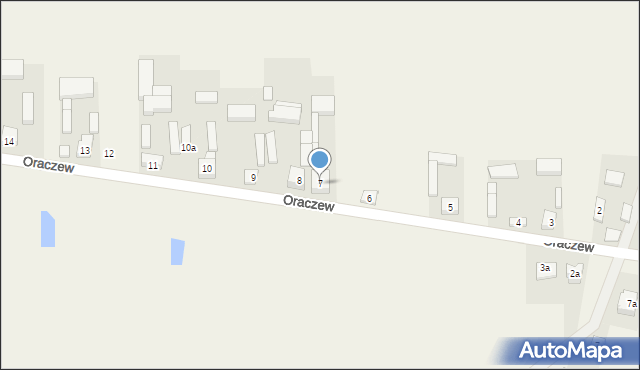 Oraczew, Oraczew, 7, mapa Oraczew
