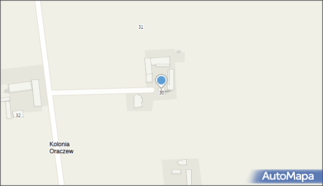 Oraczew, Oraczew, 30, mapa Oraczew
