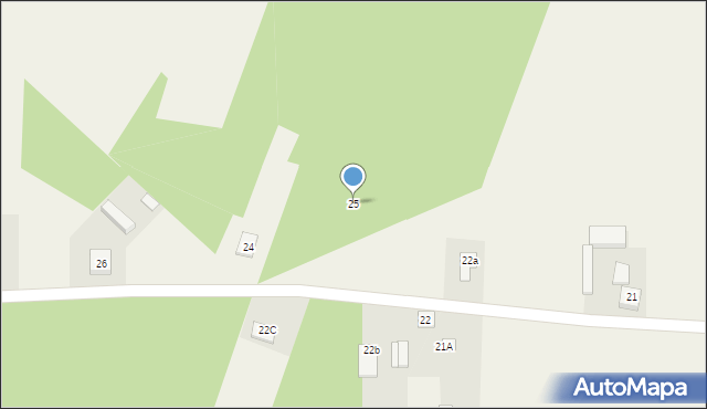 Oraczew Mały, Oraczew Mały, 25, mapa Oraczew Mały