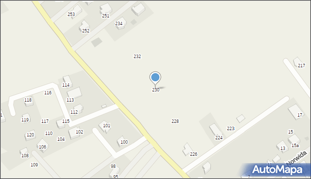 Oraczewice, Oraczewice, 230, mapa Oraczewice