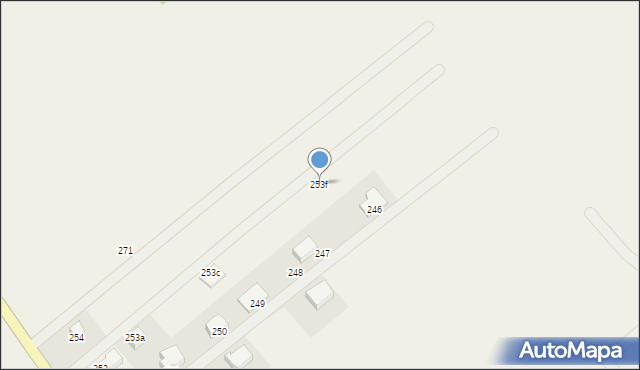 Oraczewice, Oraczewice, 253f, mapa Oraczewice