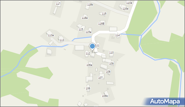 Orawka, Orawka, 112a, mapa Orawka