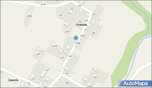 Orawka, Orawka, 140, mapa Orawka