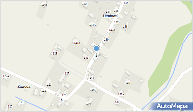 Orawka, Orawka, 141, mapa Orawka