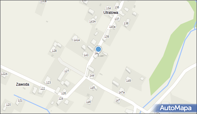 Orawka, Orawka, 142, mapa Orawka