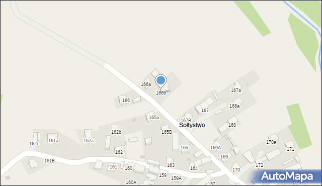 Orawka, Orawka, 166b, mapa Orawka
