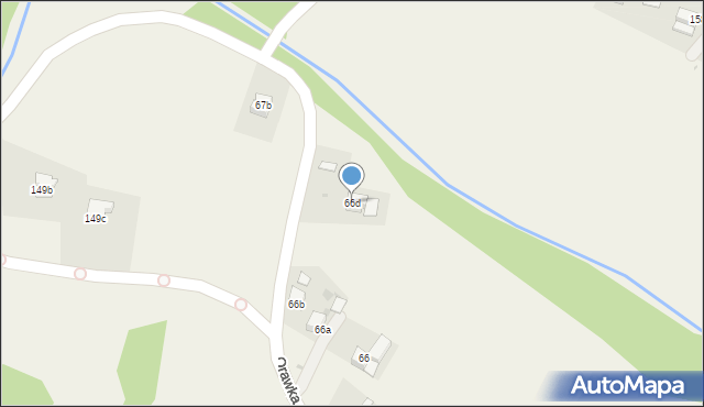 Orawka, Orawka, 66d, mapa Orawka