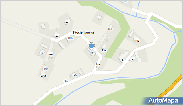 Orawka, Orawka, 95, mapa Orawka