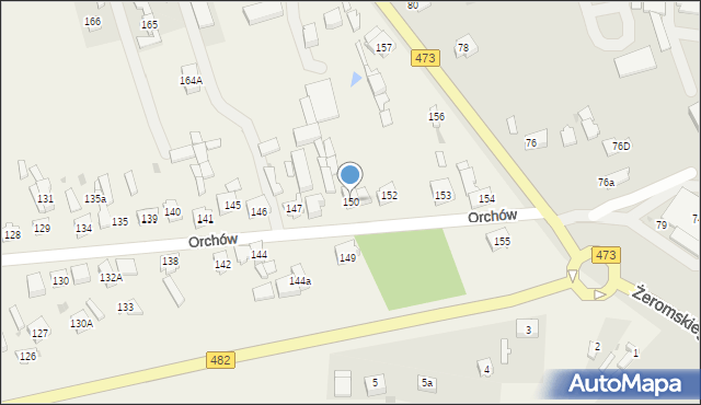 Orchów, Orchów, 150, mapa Orchów