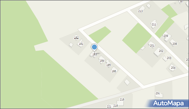 Orchów, Orchów, 183, mapa Orchów