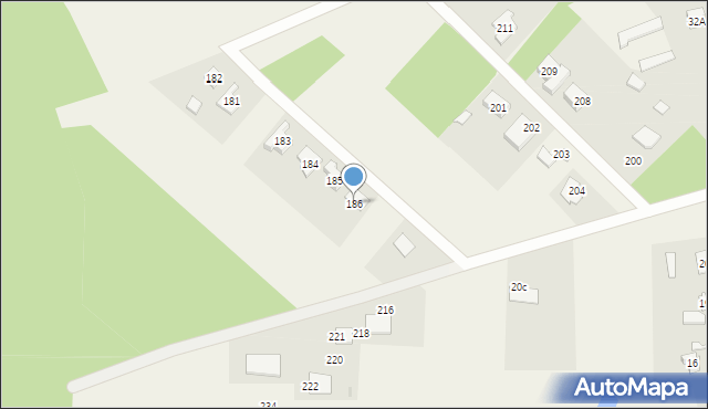 Orchów, Orchów, 186, mapa Orchów