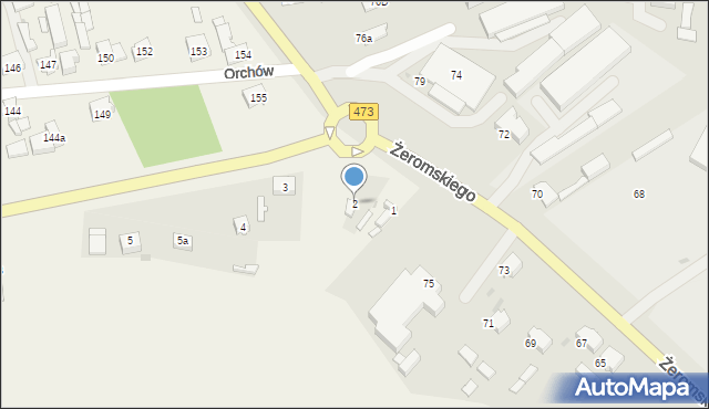Orchów, Orchów, 2, mapa Orchów