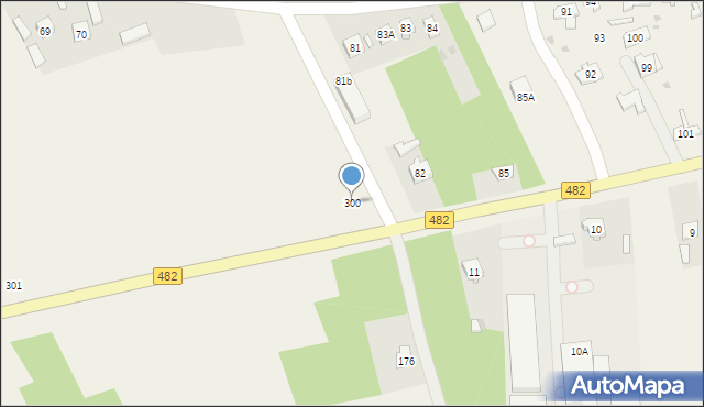 Orchów, Orchów, 300, mapa Orchów